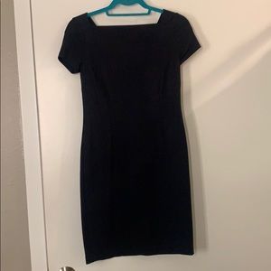 Navy dress. Perfect for work!